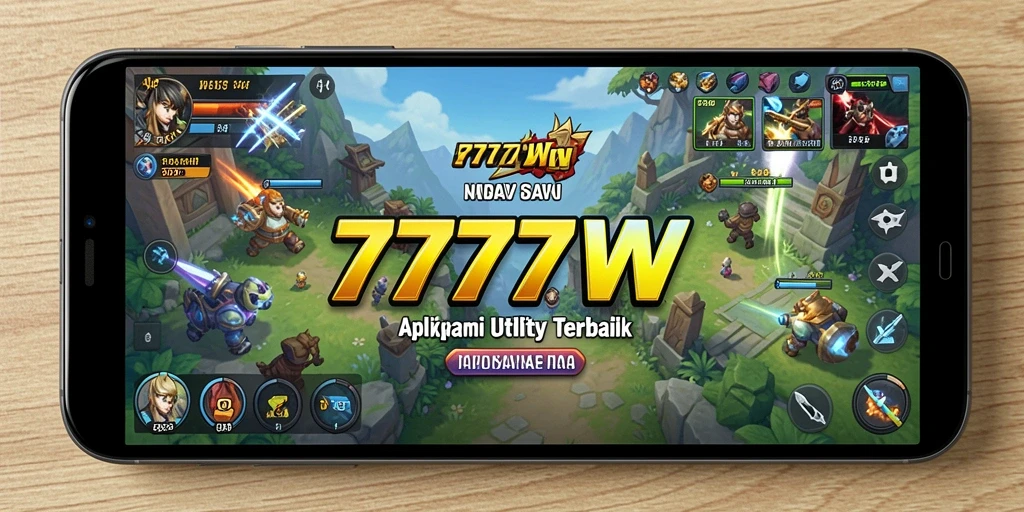 Tampilan antarmuka 7777W yang intuitif dan mudah digunakan.