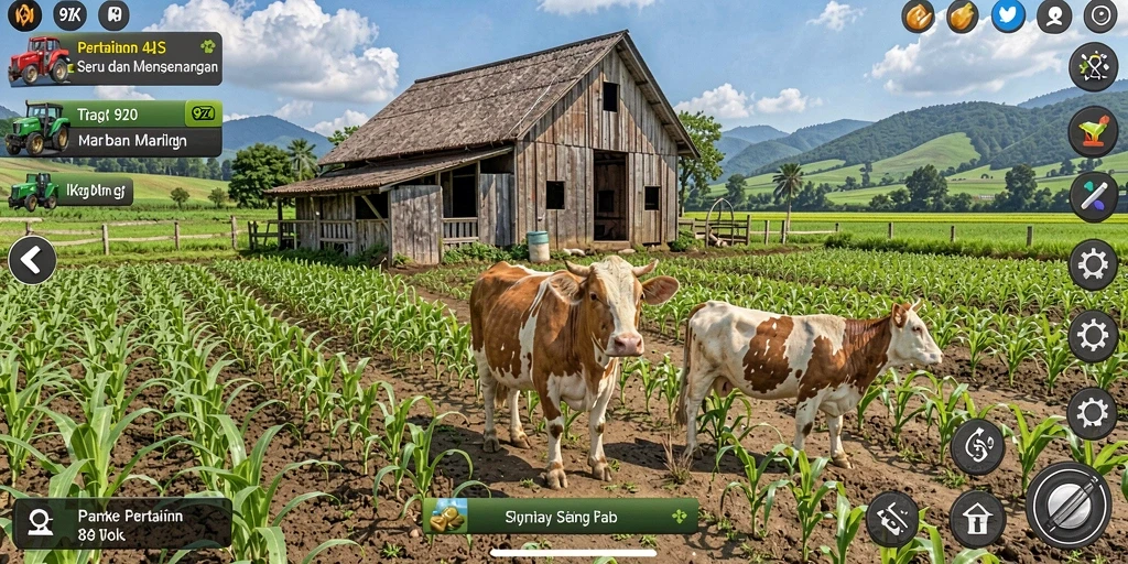 Gameplay menawan dalam 9ZK yang seru dan mendidik.