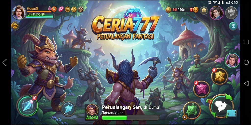 Tampilan mendebarkan dari gameplay CERIA777 dengan tantangan petualangan.