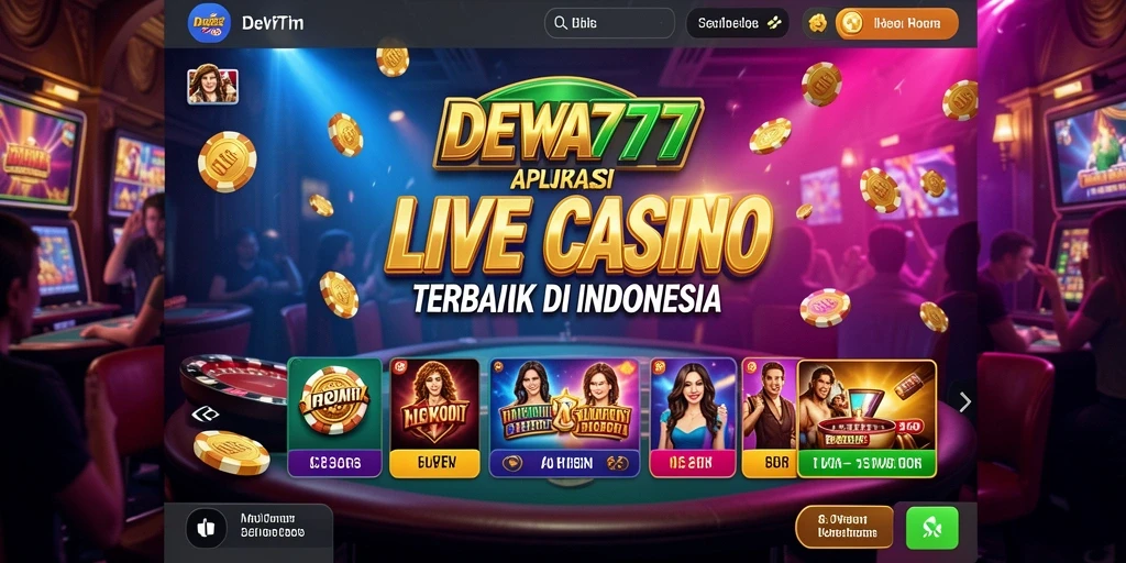 Tampilan gameplay Live Casino di DEWA777 yang menegangkan dan menarik.