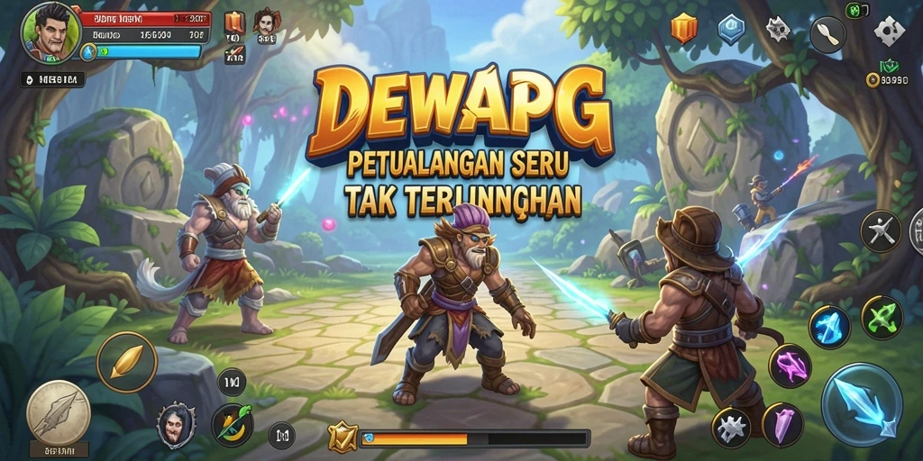 Tampilan gameplay DEWAPG yang mendebarkan dan penuh aksi.