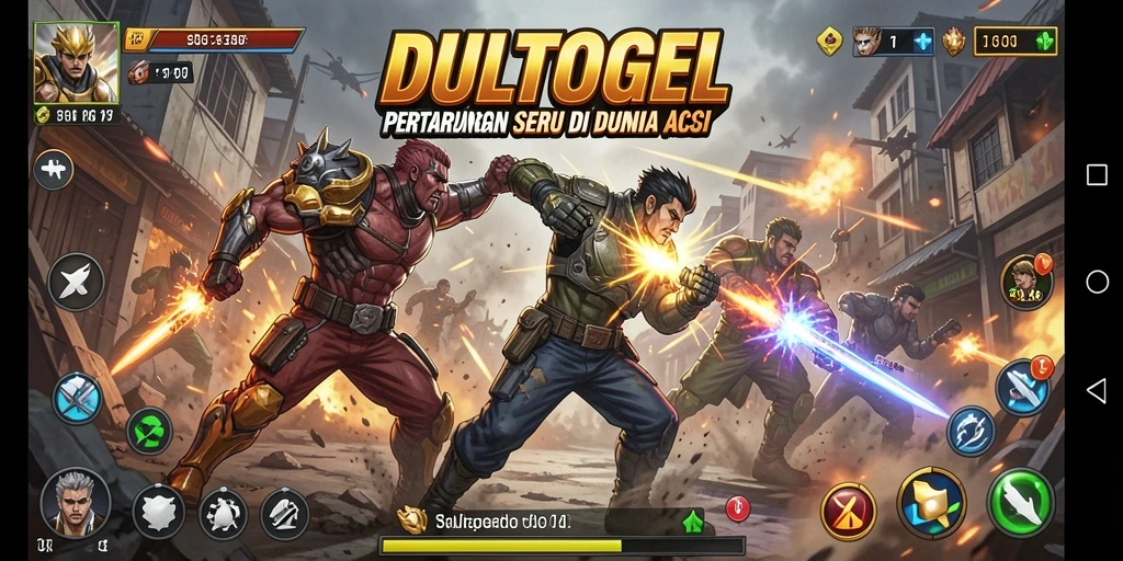 Tangkapan layar menunjukkan karakter sedang bertempur dalam misi seru.