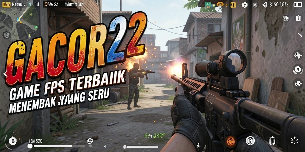 Screenshot GACOR22 menunjukkan aksi seru dalam game FPS.
