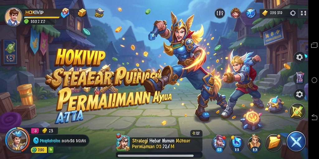 Screenshot HOKIVIP menampilkan gameplay strategi yang mendebarkan.