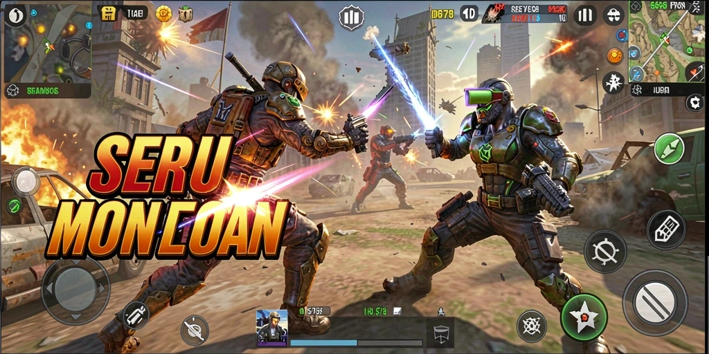 Screenshot gameplay ID678 menampilkan aksi pertarungan yang mendebarkan.