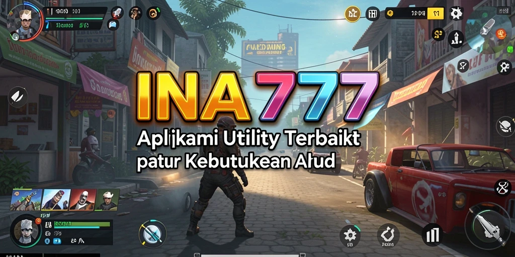 Tampilan utama INA777 dengan fitur-fitur Utility yang menarik.