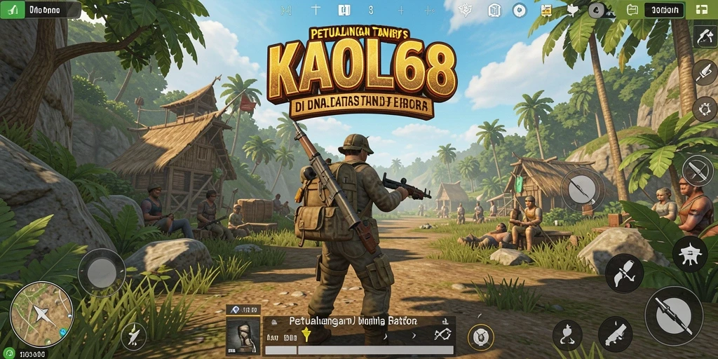 Tampilan gameplay KAOL68 yang menakjubkan di dunia terbuka.