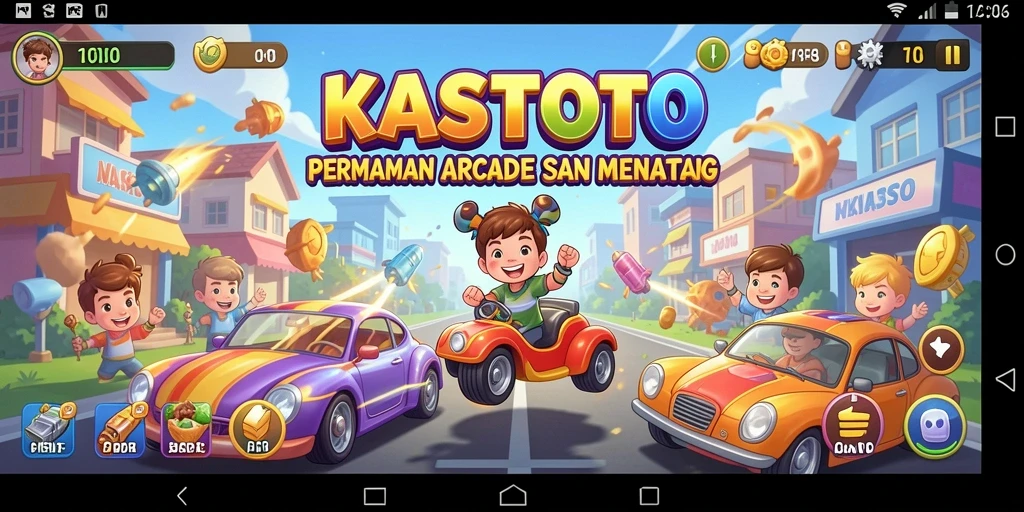 Tampilan gameplay KASTOTO yang seru dan penuh tantangan.