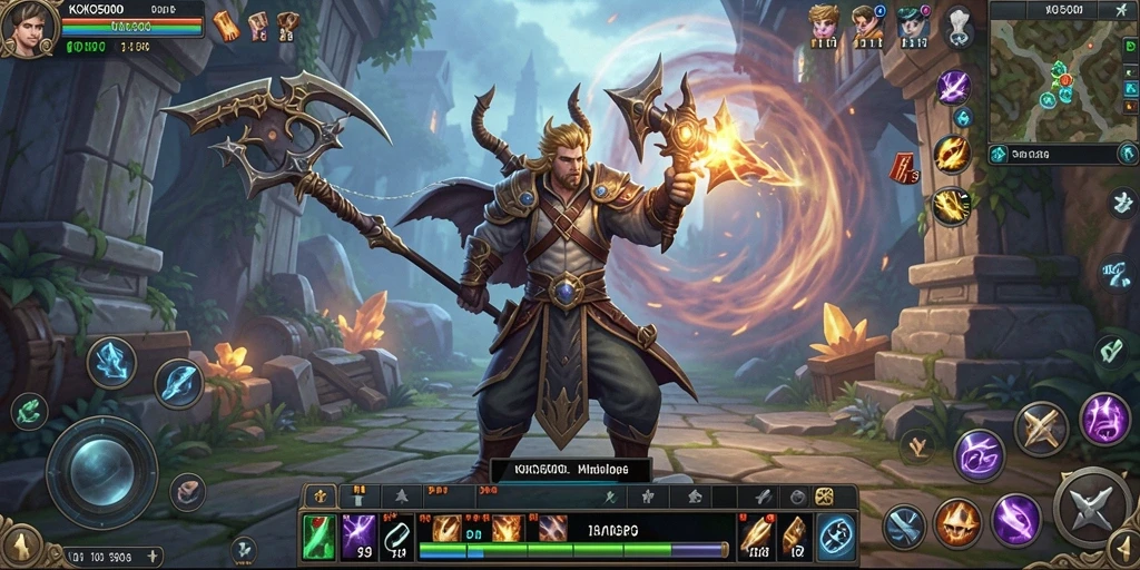Tampilan gameplay KOKO5000 yang menarik dan penuh aksi.