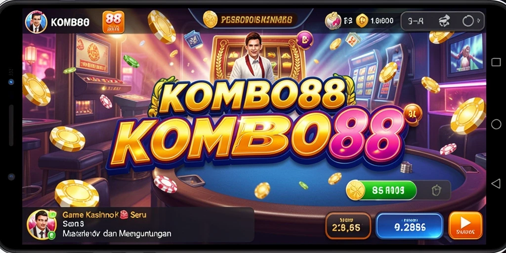 Gameplay seru dan menantang di aplikasi Kasino KOMBO88.