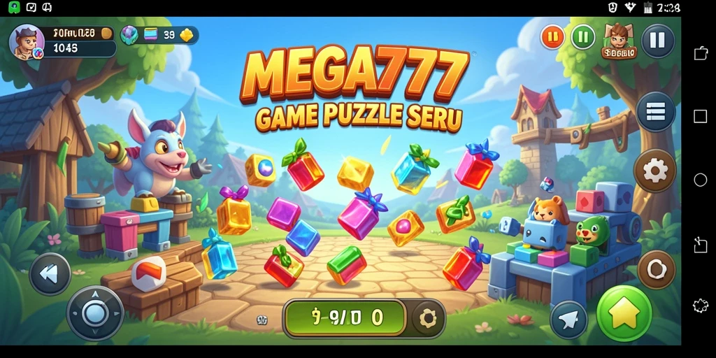 Tampilan gameplay <strong>MEGA777</strong> yang seru dan menantang setiap teka-tekinya.
