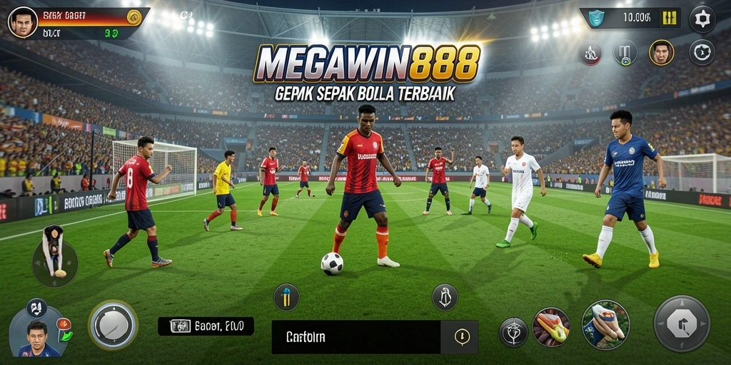 Gameplay seru di MEGAWIN888 dengan pengalaman sepak bola nyata.