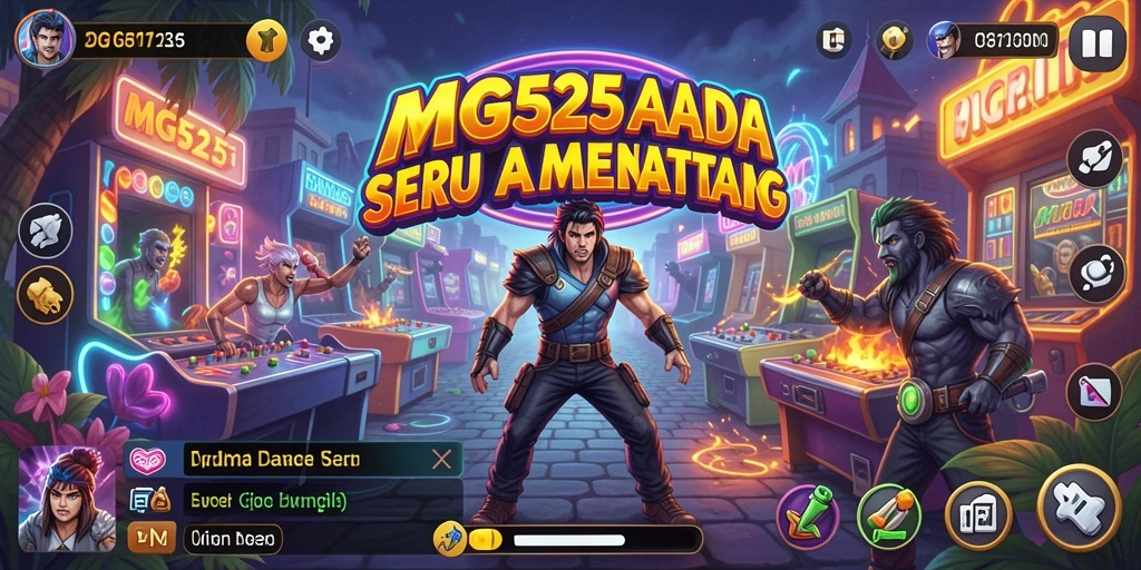 Gameplay MG525 yang seru dan penuh tantangan di layar.