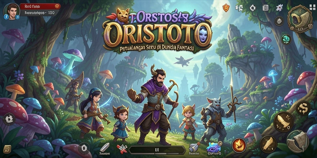 Screenshot gameplay ORISTOTO menampilkan aksi petualangan menarik.