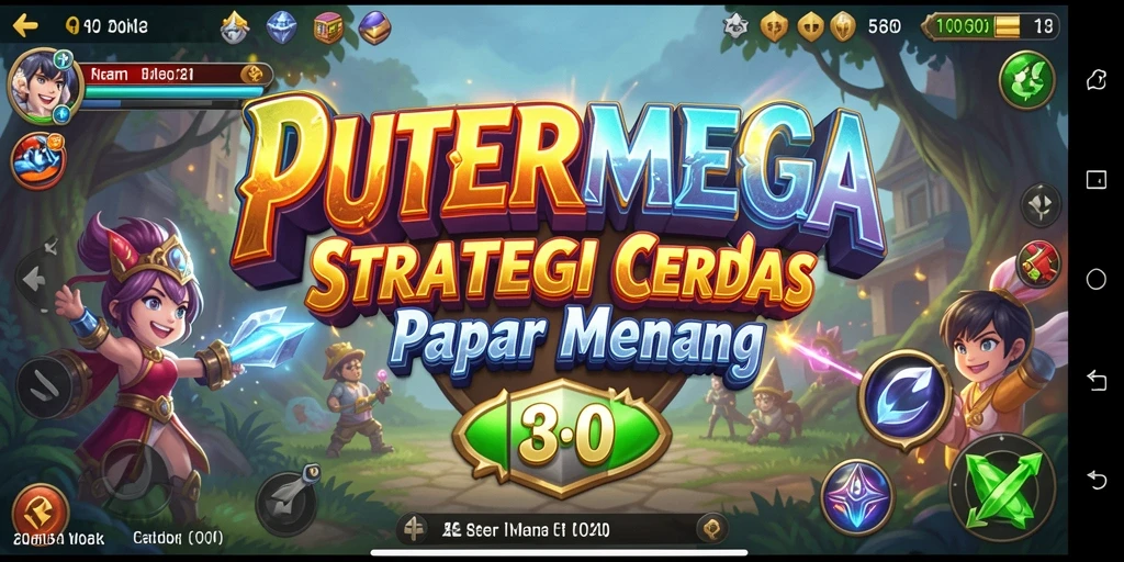 Gameplay PUTERMEGA menantang dengan berbagai strategi.