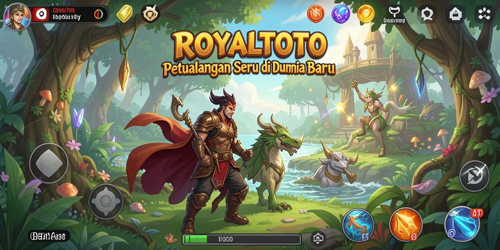 Tampilan gameplay seru dan menantang dalam ROYALTOTO.