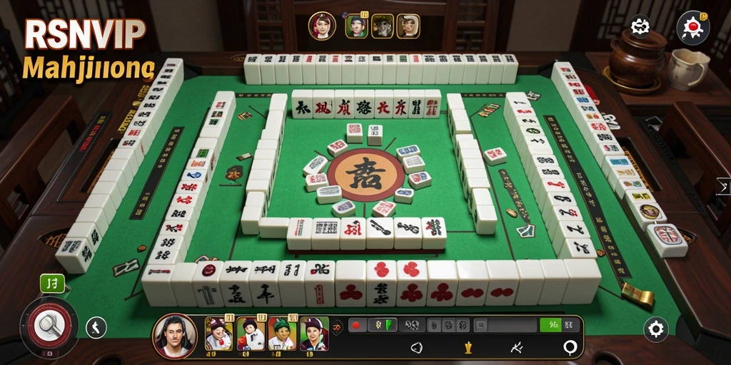 Gameplay menarik RSNVIP dengan grafik Mahjong yang menawan.
