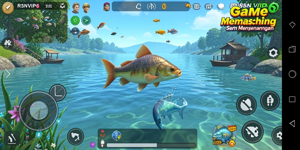Gameplay seru saat memancing ikan di RSNVIP6 yang memukau.