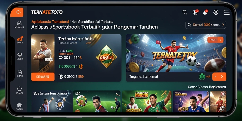 Tampilan aksi taruhan yang seru di TERNATETOTO.