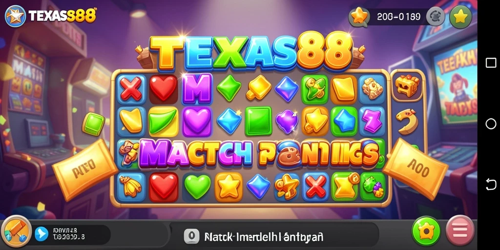 Tampilan gameplay menarik dari TEXAS88 dengan kombinasi warna yang cerah.